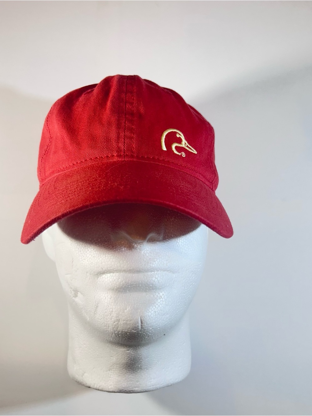 Ducks Unlimited DU Red Snapback Hat Embroidered Duck Logo Hunting Cap OSFM